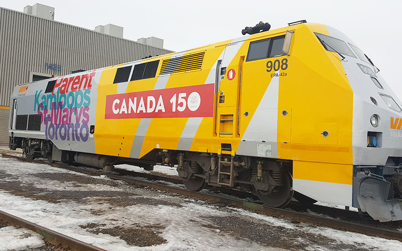 Installation de graphiques véhicules - Train (après)